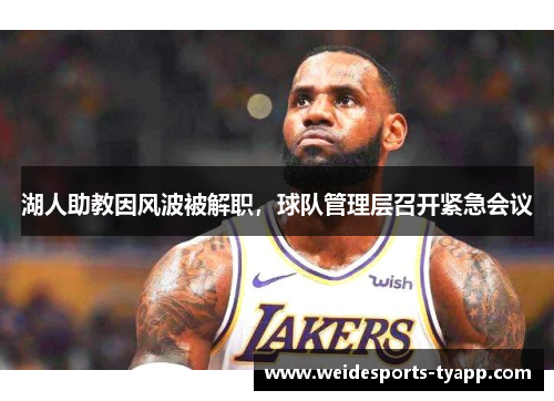 湖人助教因风波被解职，球队管理层召开紧急会议