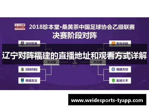 辽宁对阵福建的直播地址和观看方式详解